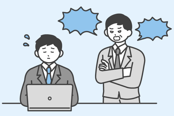 事例（１）：繰り返しの暴言による精神的攻撃